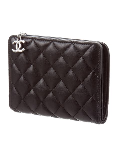 chanel quilted wallets|chanel quilted wallet price.